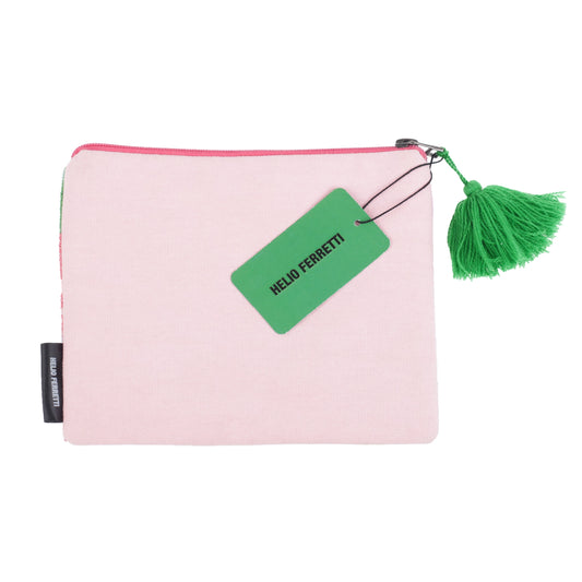 KOSMETIKTASCHE CLUTCH MUSTER GEOMETRISCH