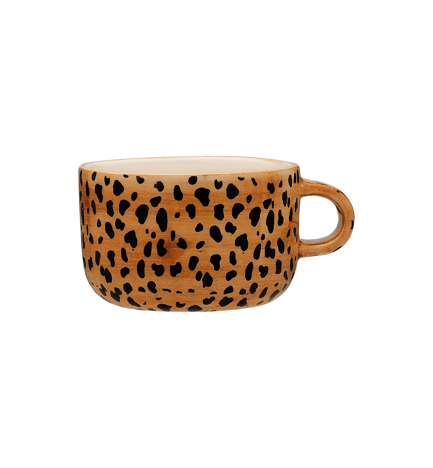 CAPPUCCINO TASSE LEOPARD GEMUSTERT