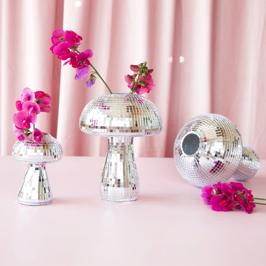 DISCO VASE PILZ 12CM