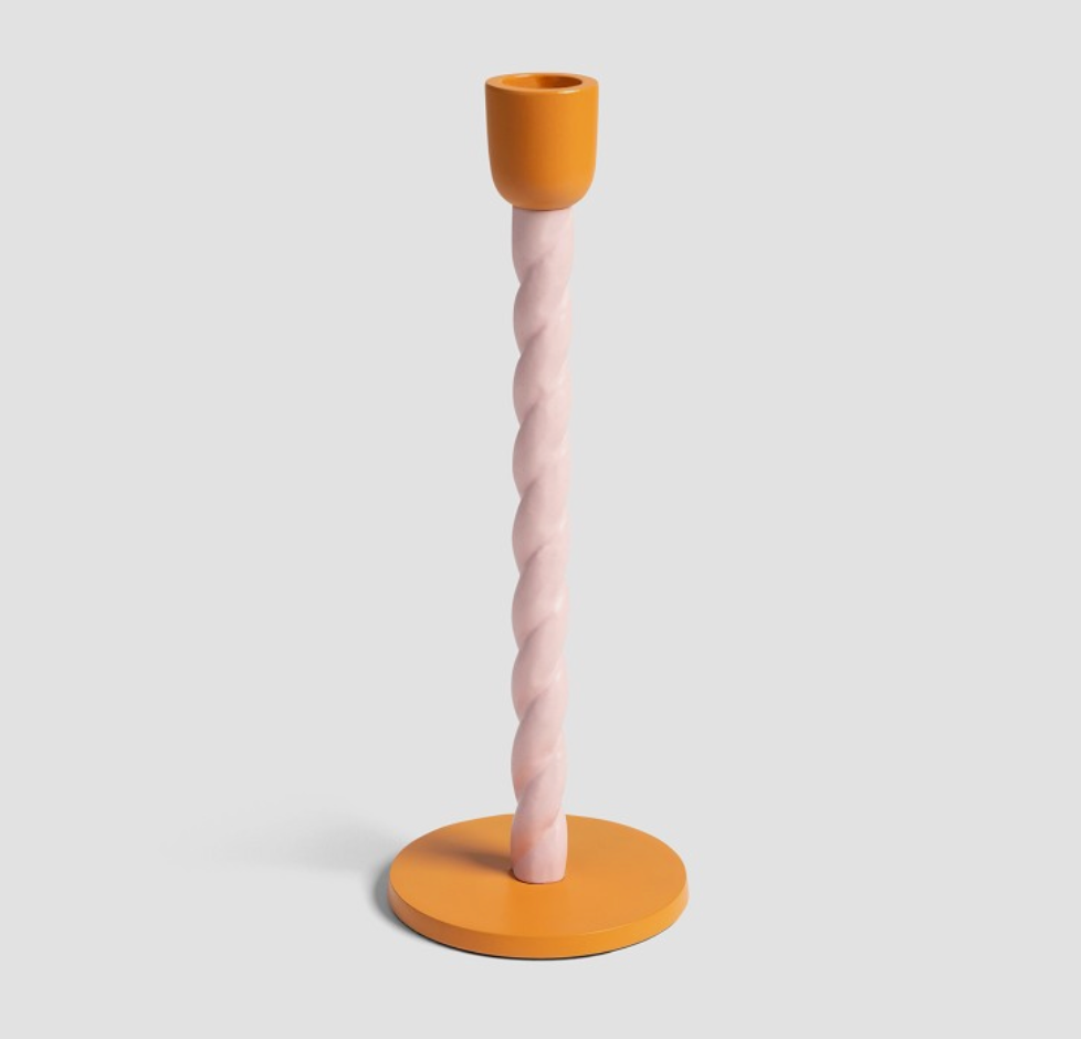 KERZENHALTER HELIX ORANGE
