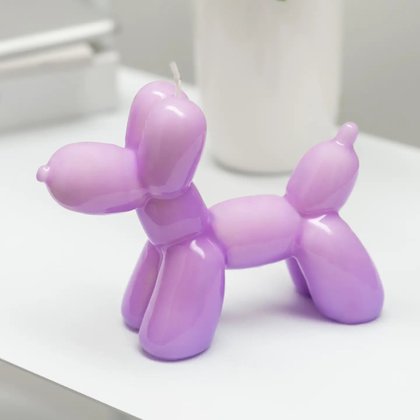 BALLONHUND KERZE