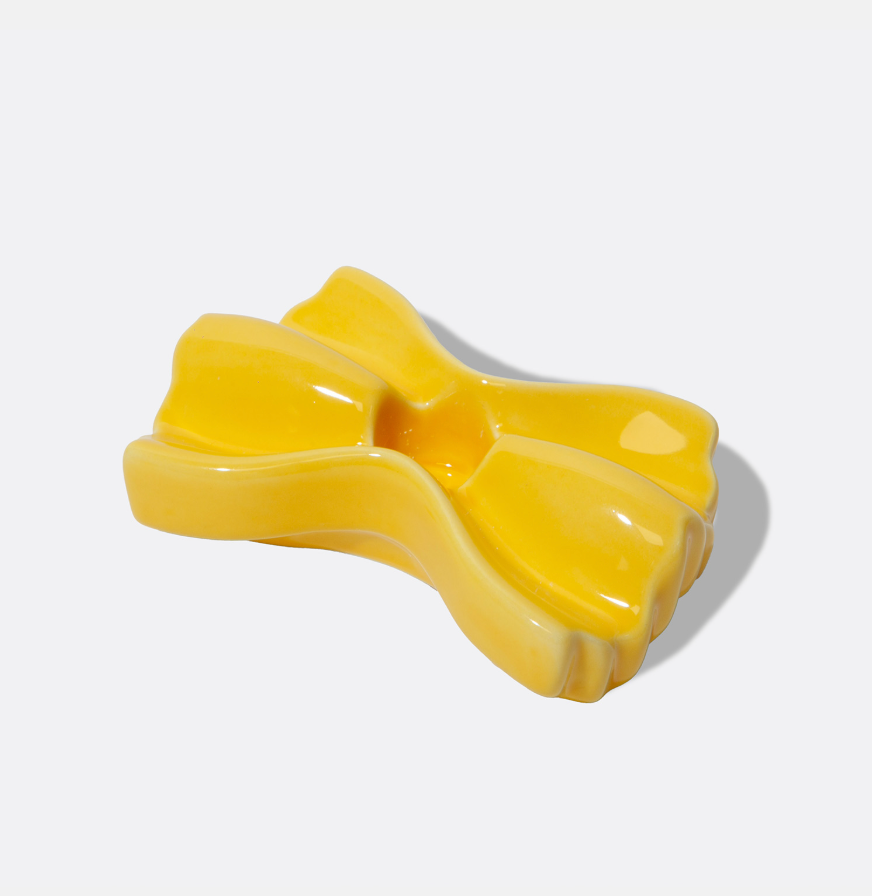 KERZENHALTER PASTA GELB