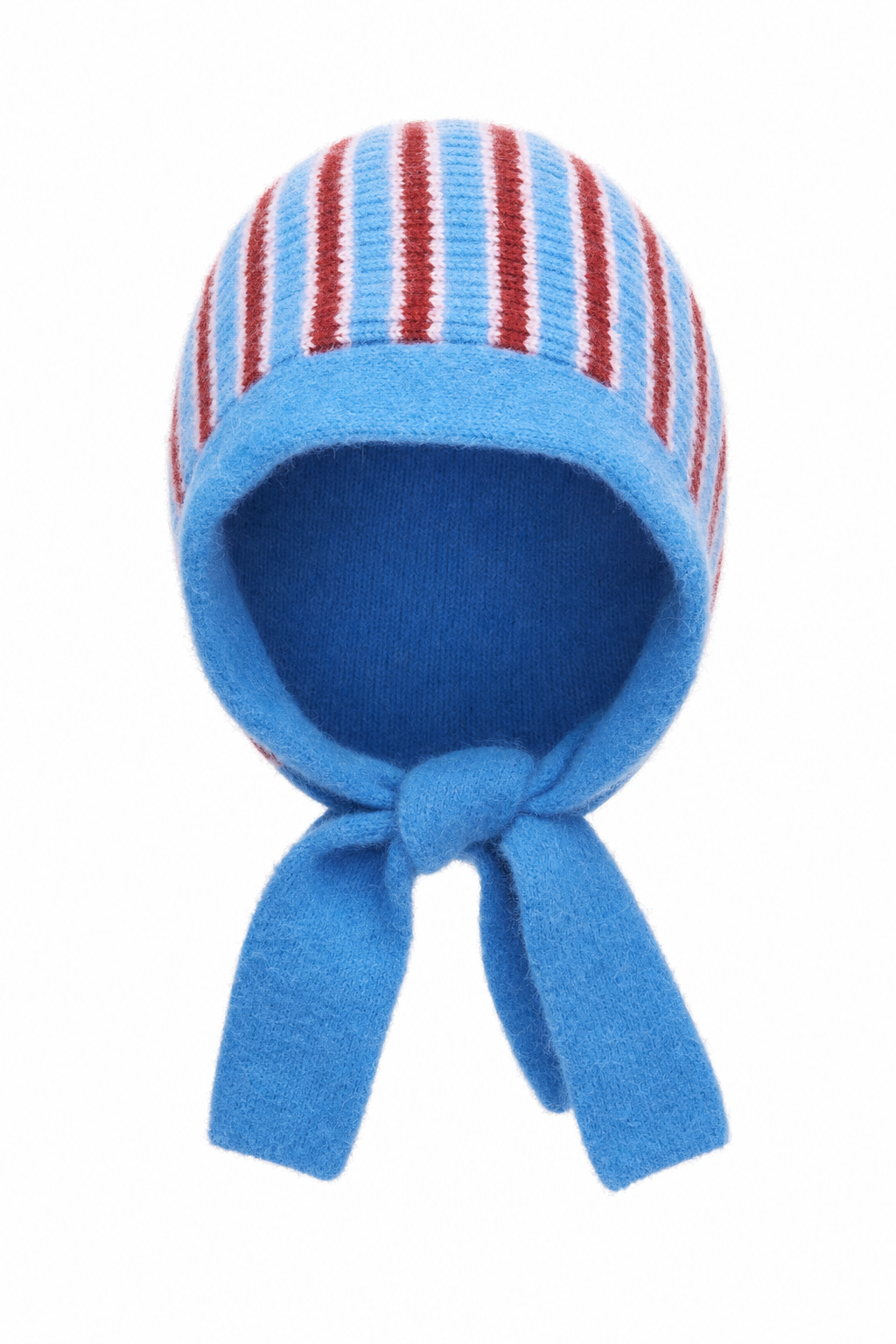 MÜTZE GESTREIFT BLAU BORDEUX