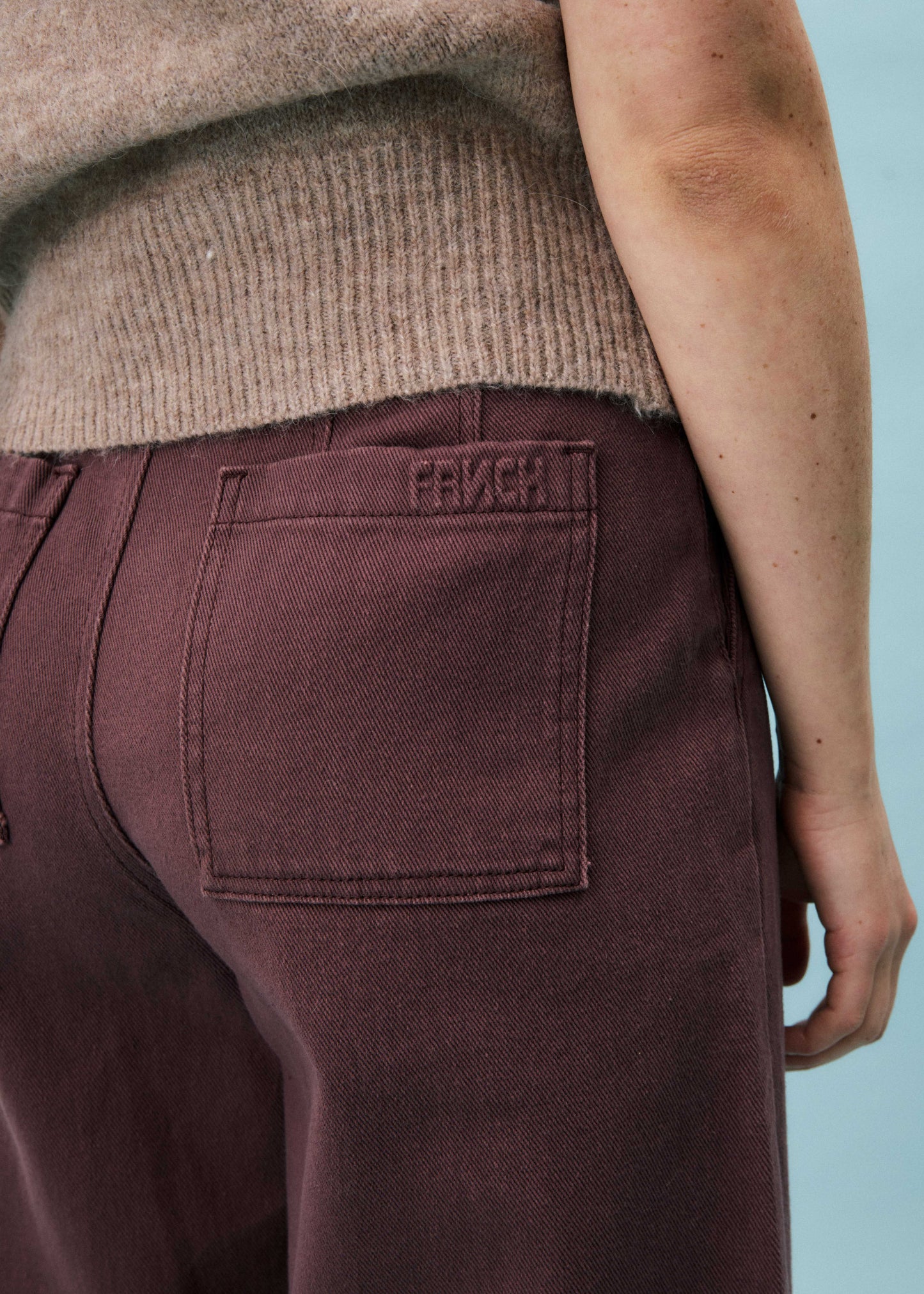 JEANS SAUGE AUBERGINE