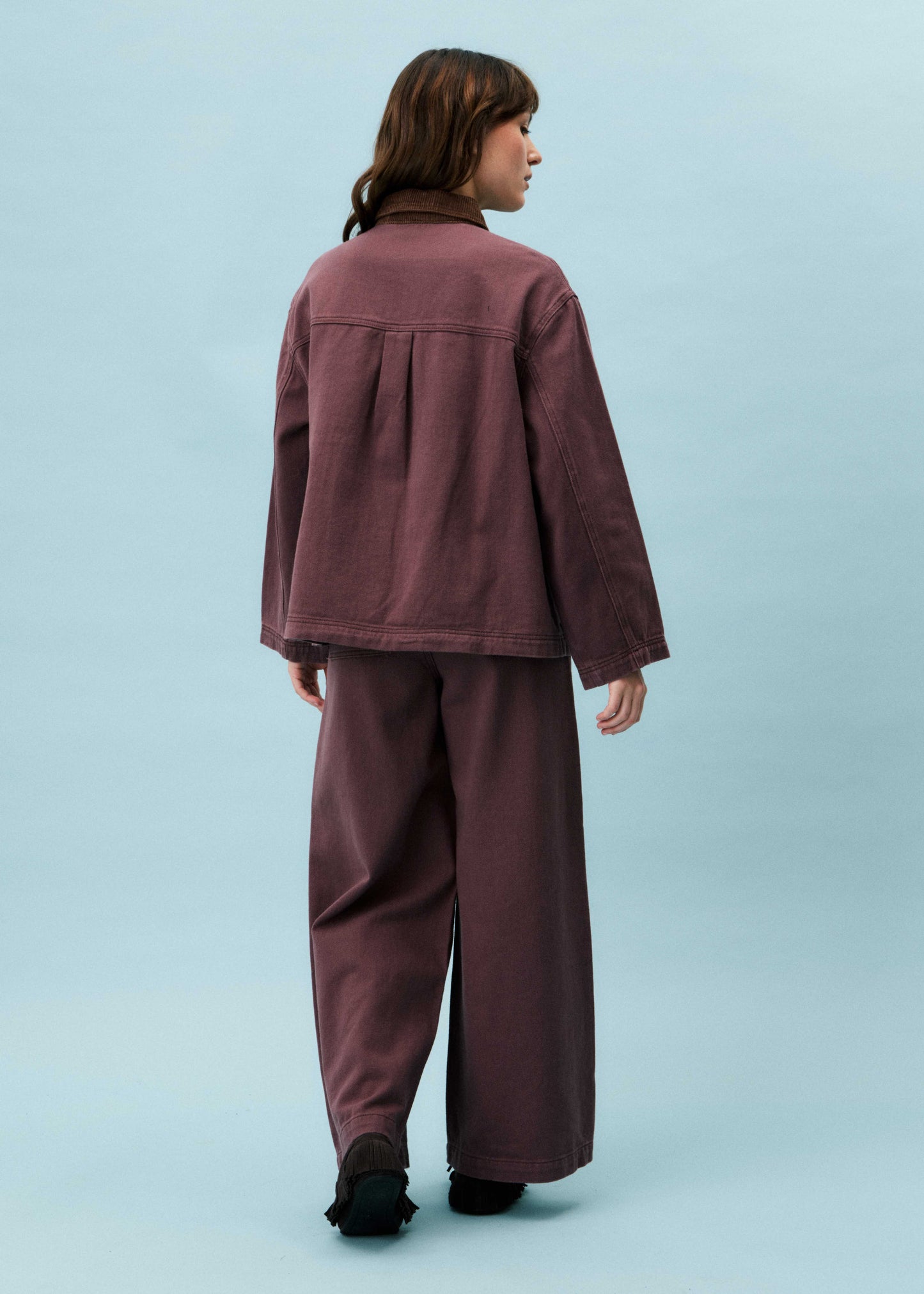 JACKE VESTEMAUVE AUBERGINE