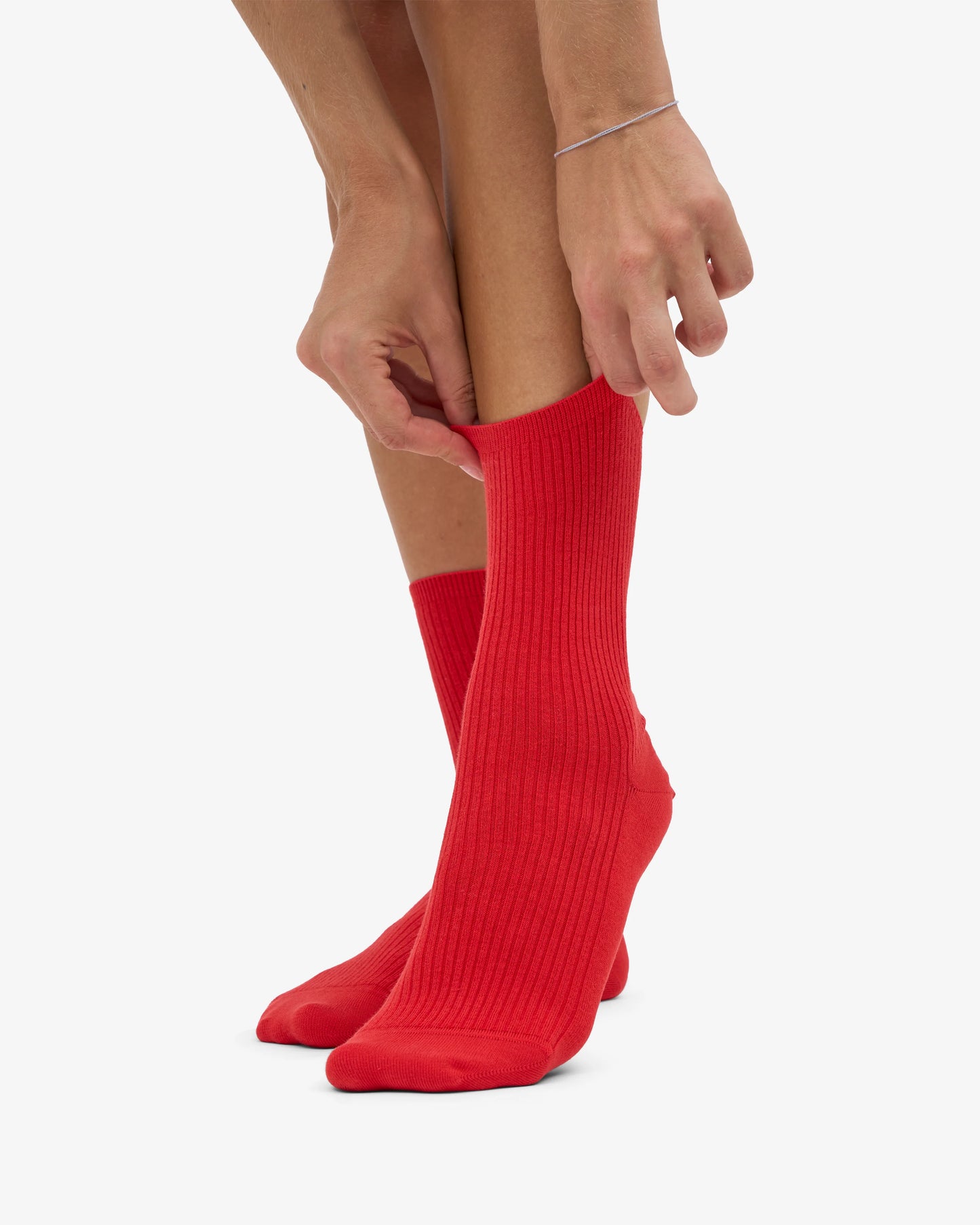 COLORFUL STANDARD SOCKEN RED TANGERINE