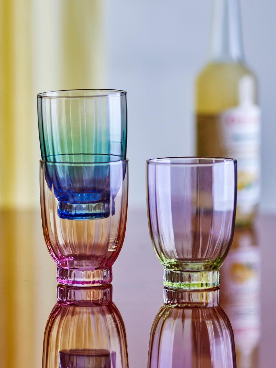 GLAS NICOLINE VERLAUF VIOLETT GRÜN