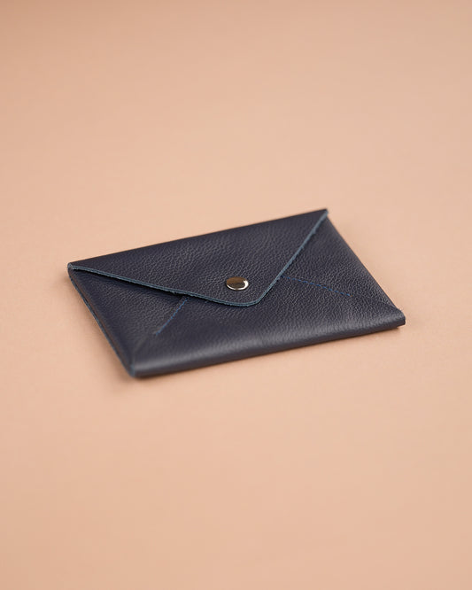 GELDBEUTEL BRIEFETUI DUNKELBLAU