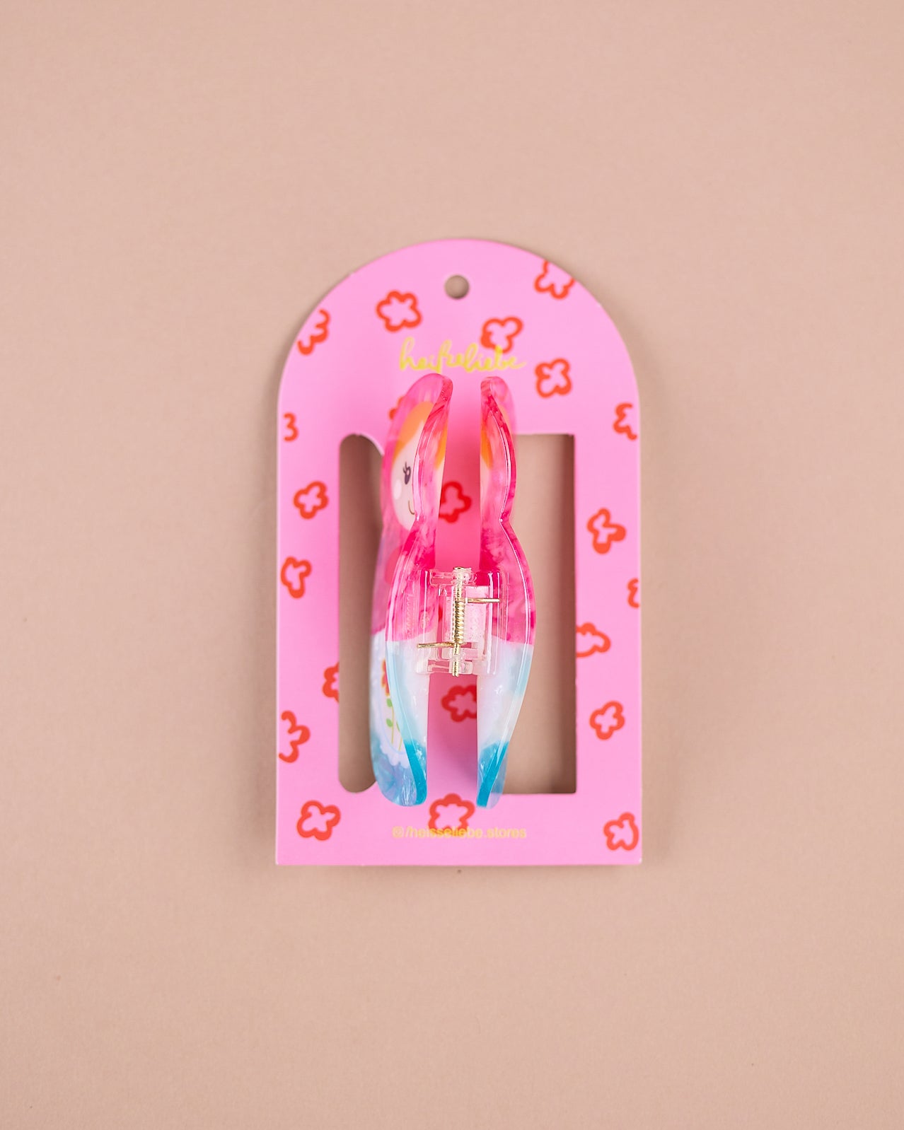 HAARSPANGE HEISSELIEBE MATROSCHKA BLAU