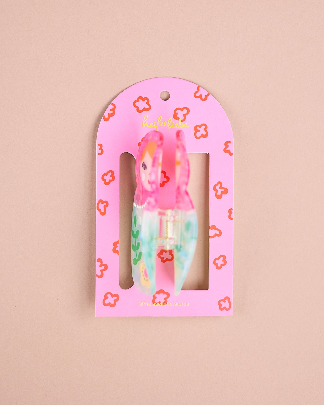 HAARSPANGE HEISSELIEBE MATROSCHKA GRÜN