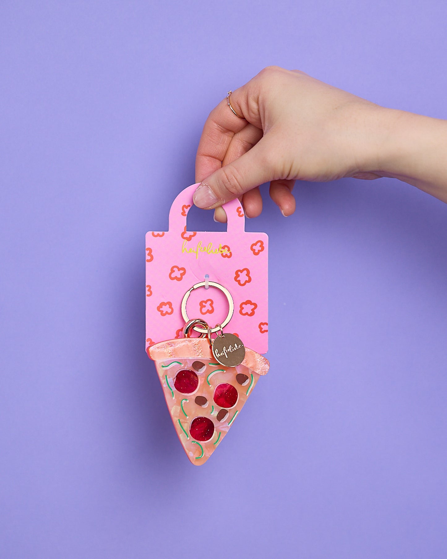 SCHLÜSSELANHÄNGER heißeliebe PIZZA
