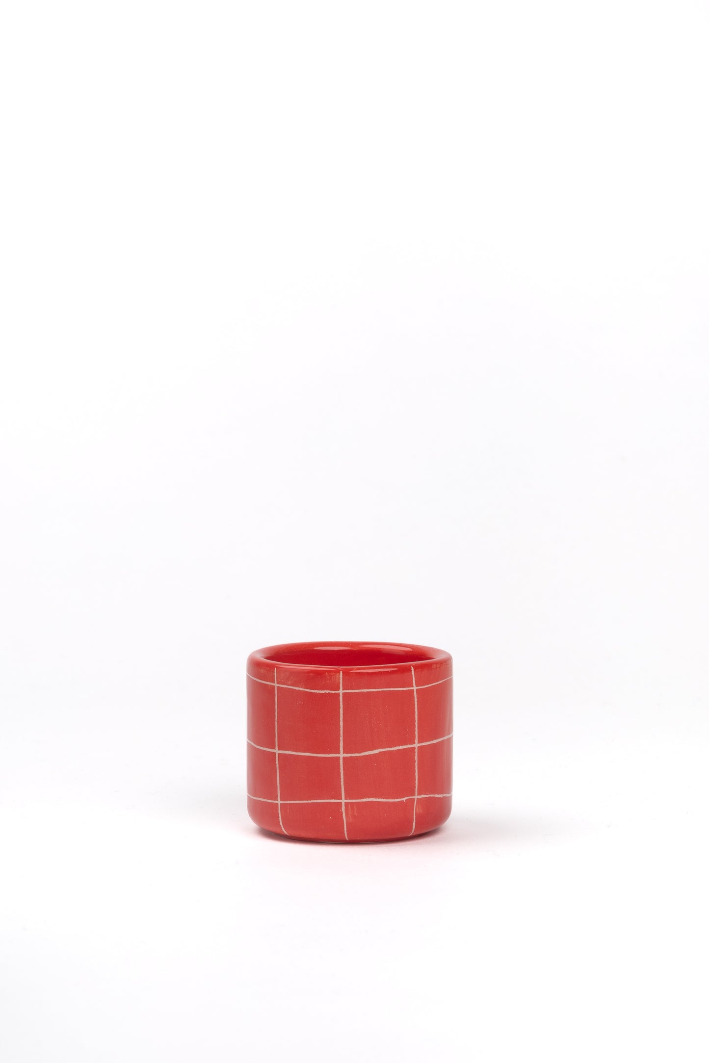 TASSE GRID ROT KLEIN