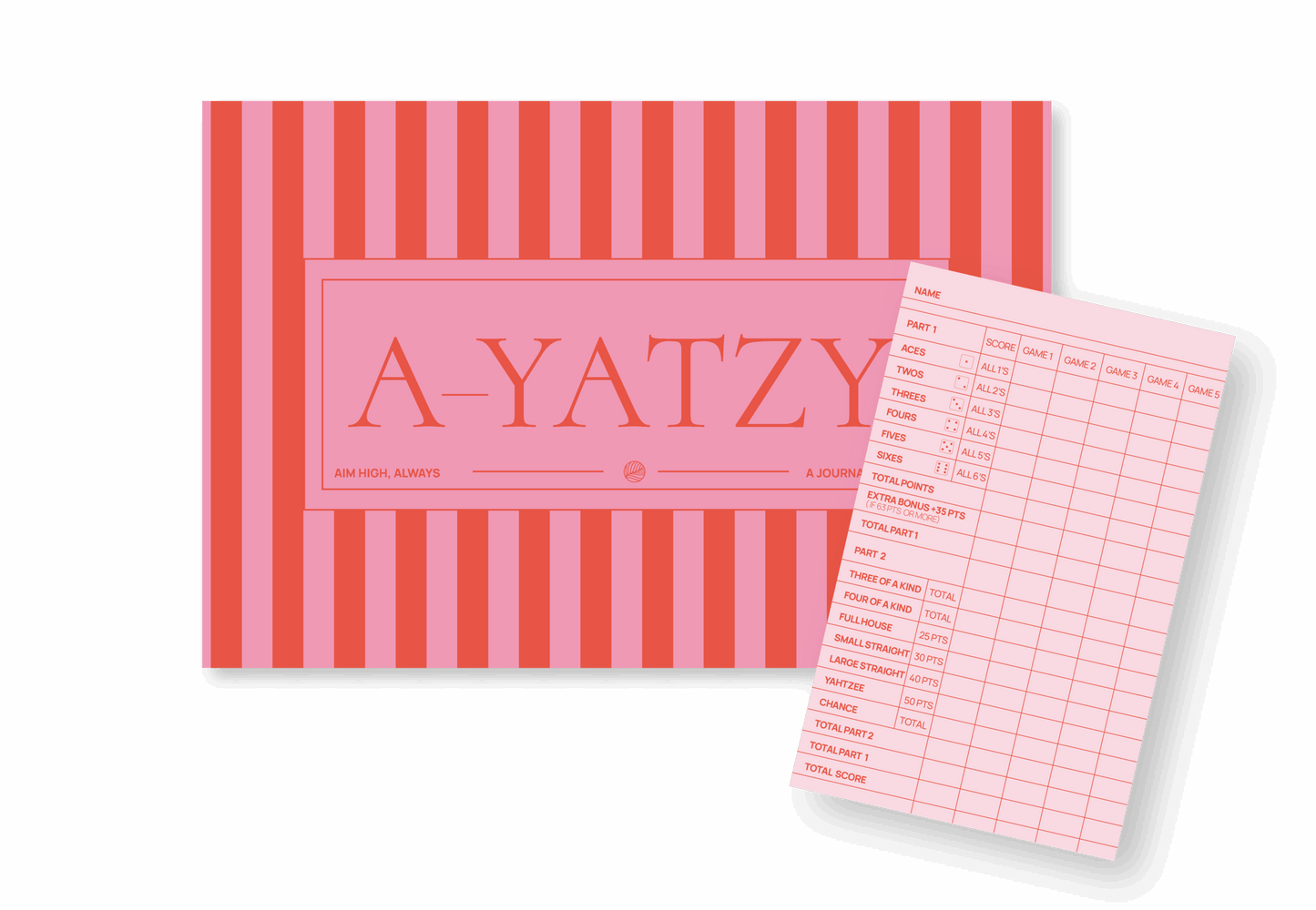 A-YATZY PINK ROT