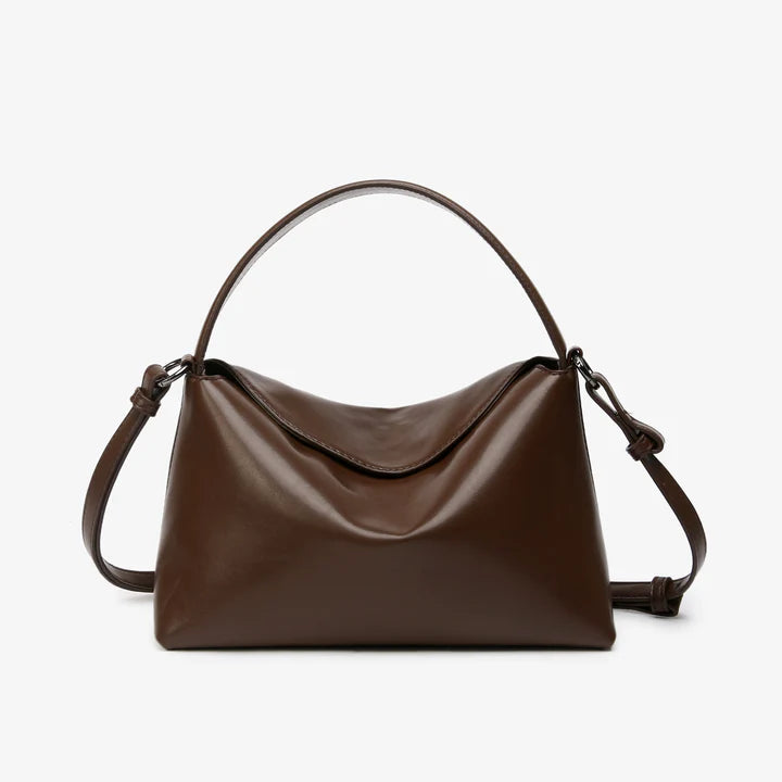 TASCHE NOTE GLOSSY STRUCTURE - COCOA