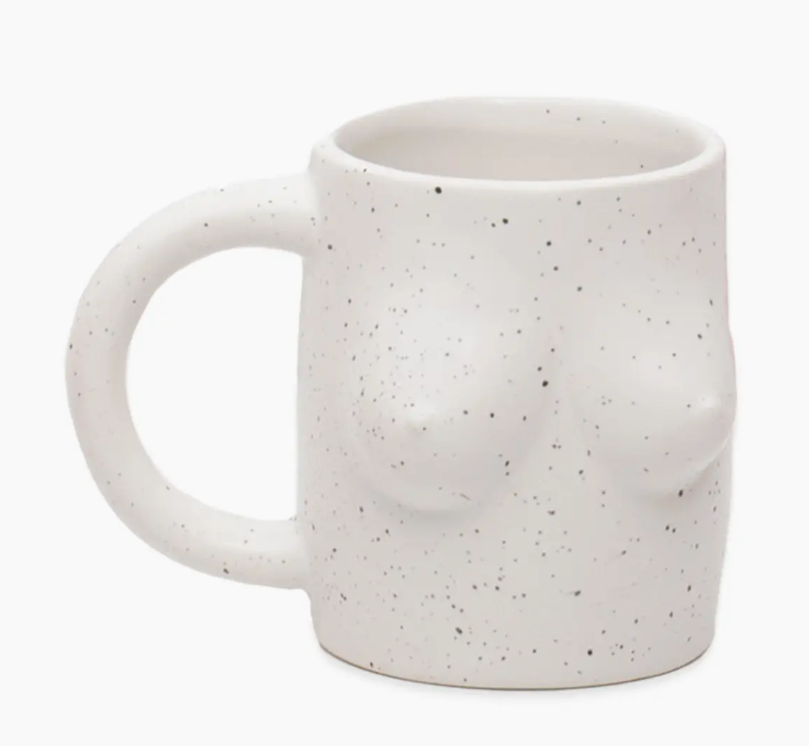 BOOBIE HENKEL TASSE WEISS