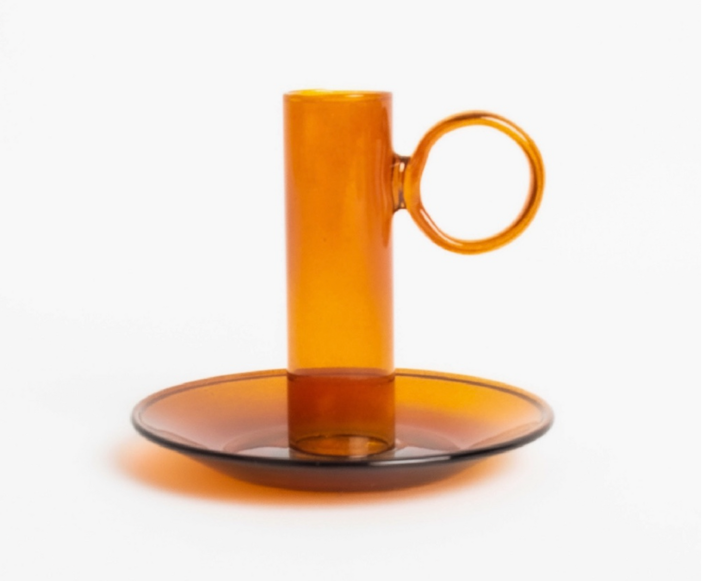 KERZENHALTER AUS GLAS