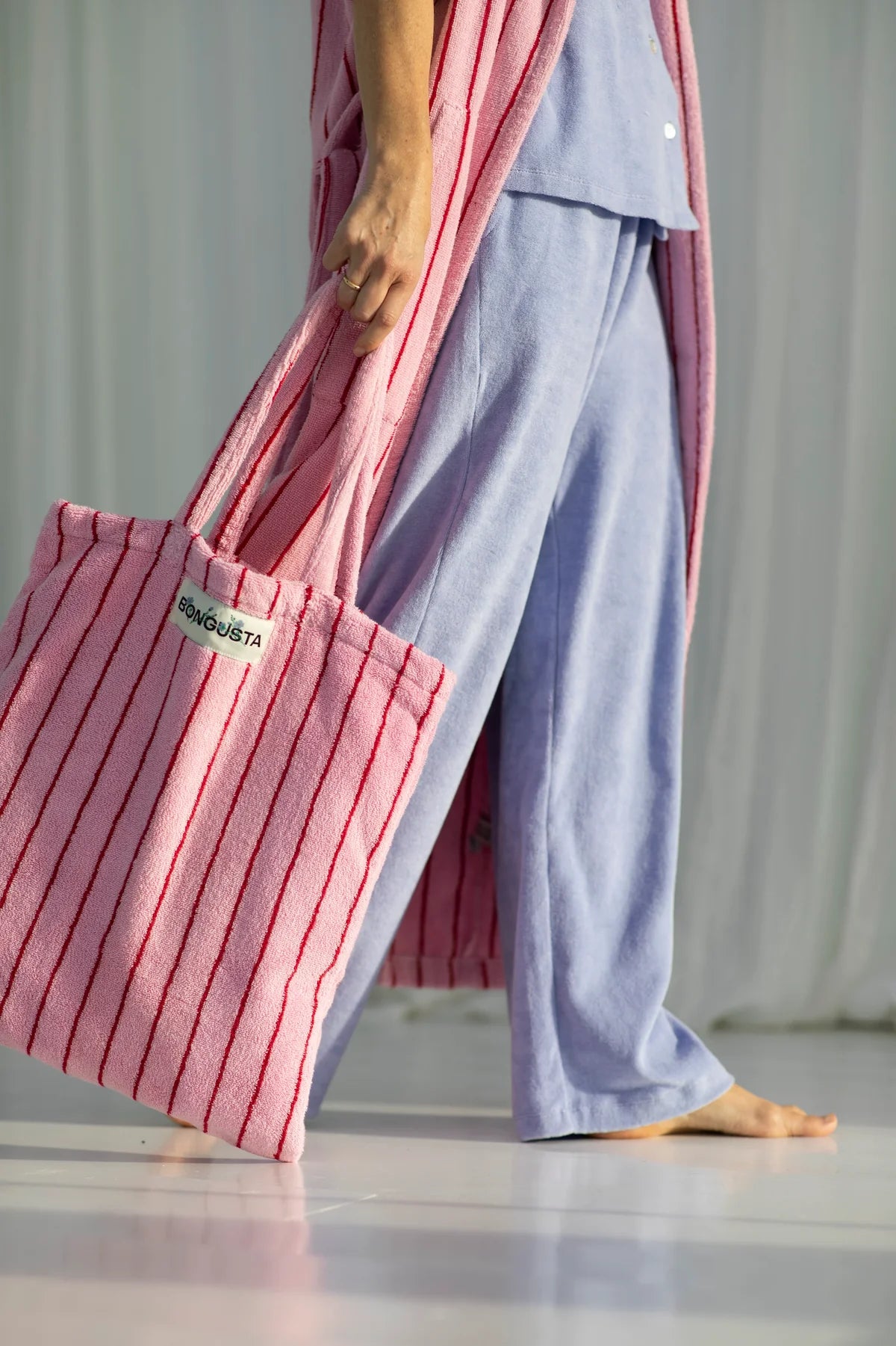 TOTEBAG TASCHE BABY PINK & SKI PATROL