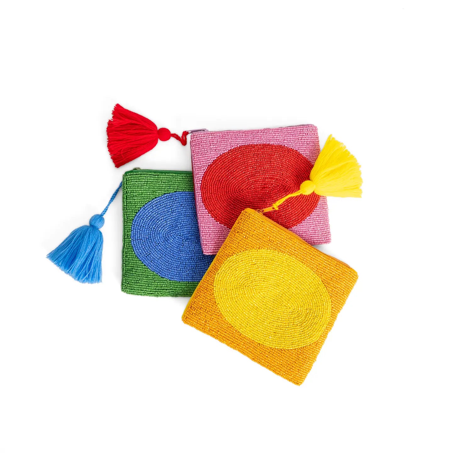 CLUTCH MIT BLAUEM KREIS