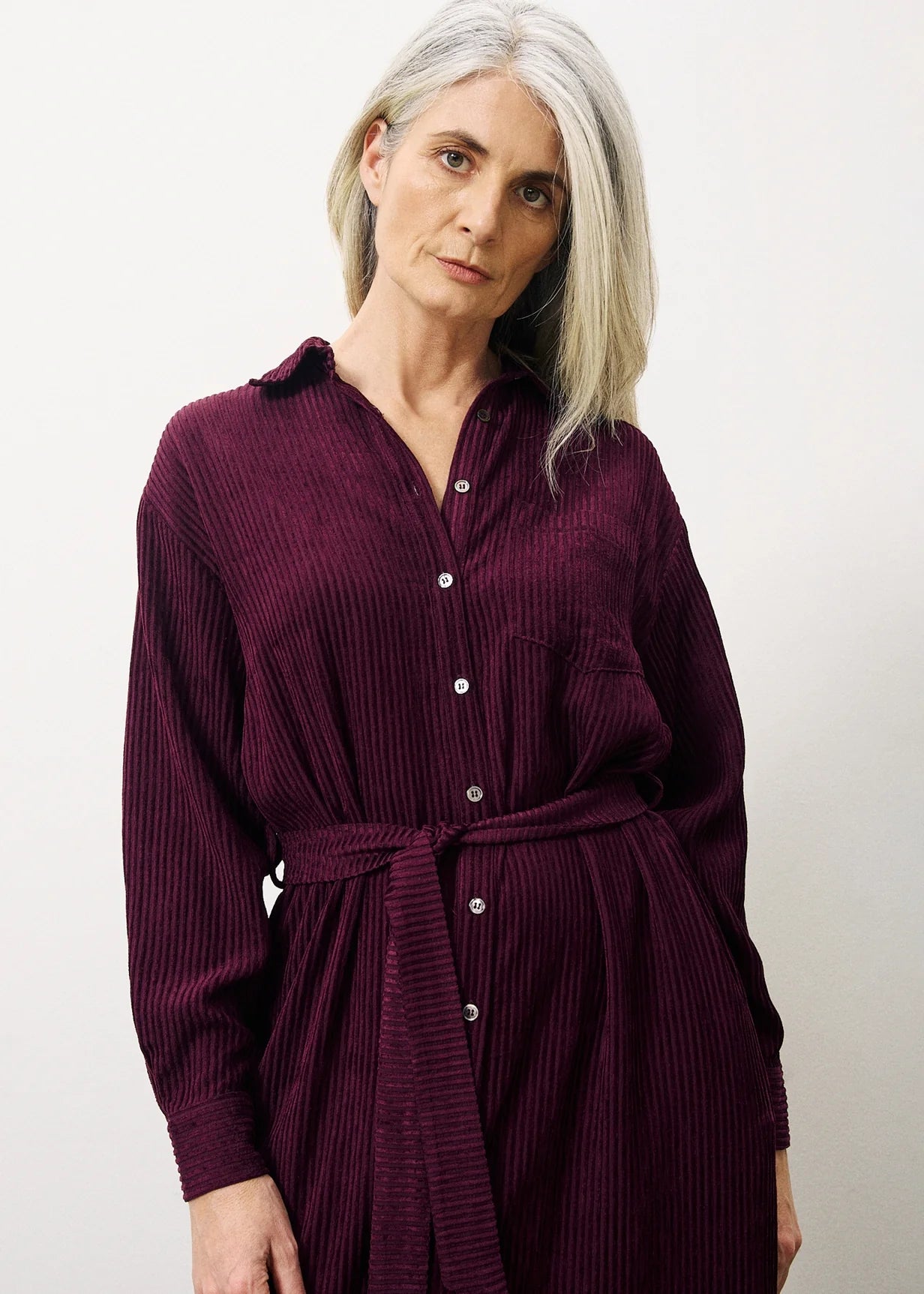 KLEID CLORIS BORDEAUX