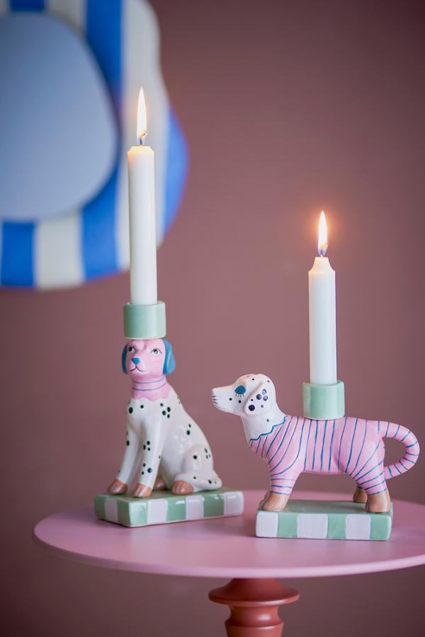 KERZENHALTER DOGILE ROSA