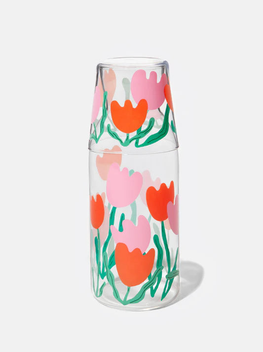 KARAFFE UND GLASS SET BLOOM