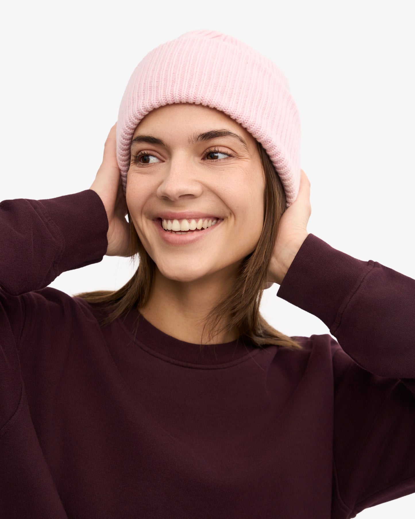 COLORFUL STANDARD MERINO WOLLE MÜTZE FADED PINK