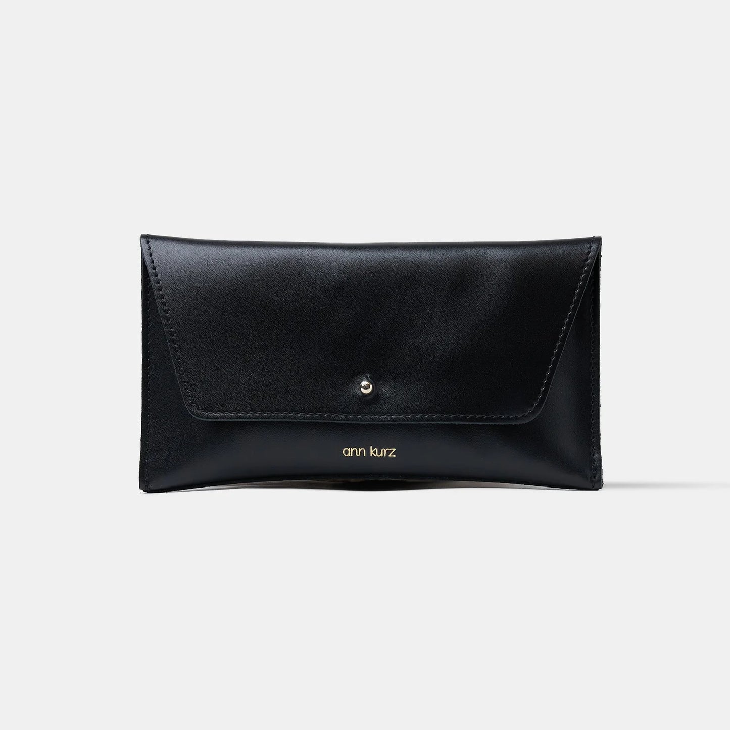 GELDBEUTEL MINI ENVELOPE - NAPPA SCHWARZ