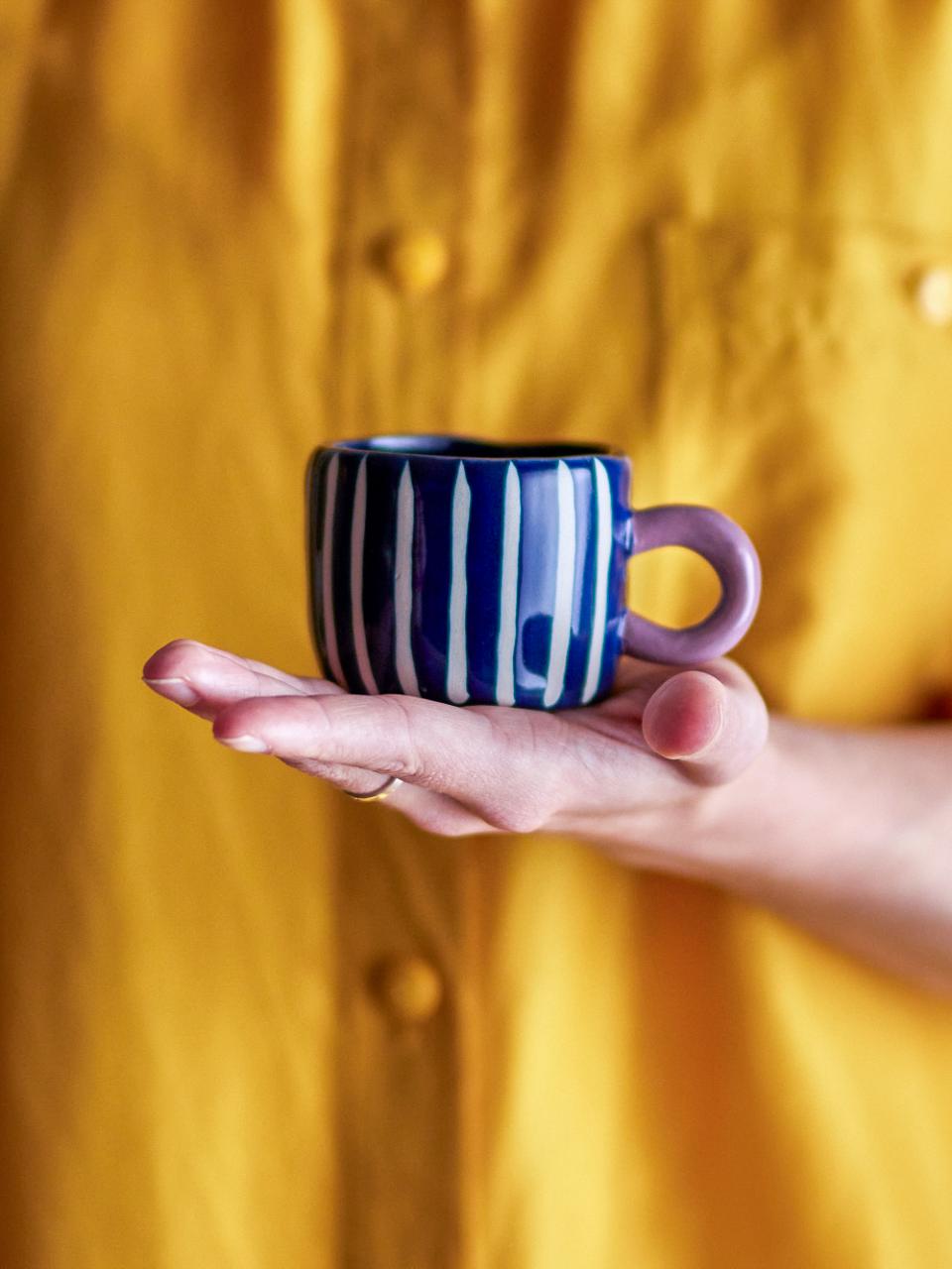 TASSE NINI GESTREIFT BLAU WEISS