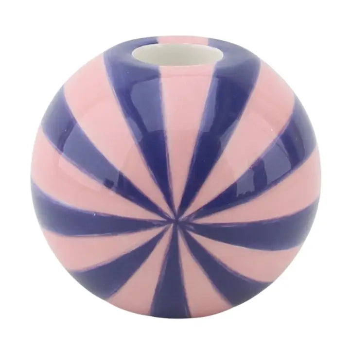 KERZENHALTER KUGEL CANDY SWIRL