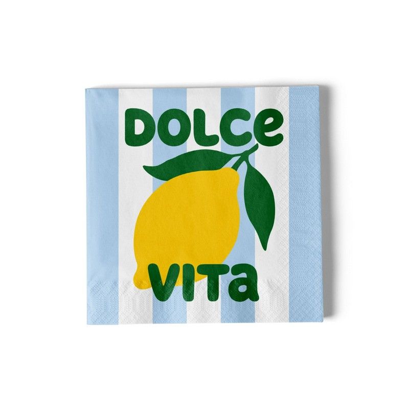 PAPIERSERVIETTEN DOLCE VITA