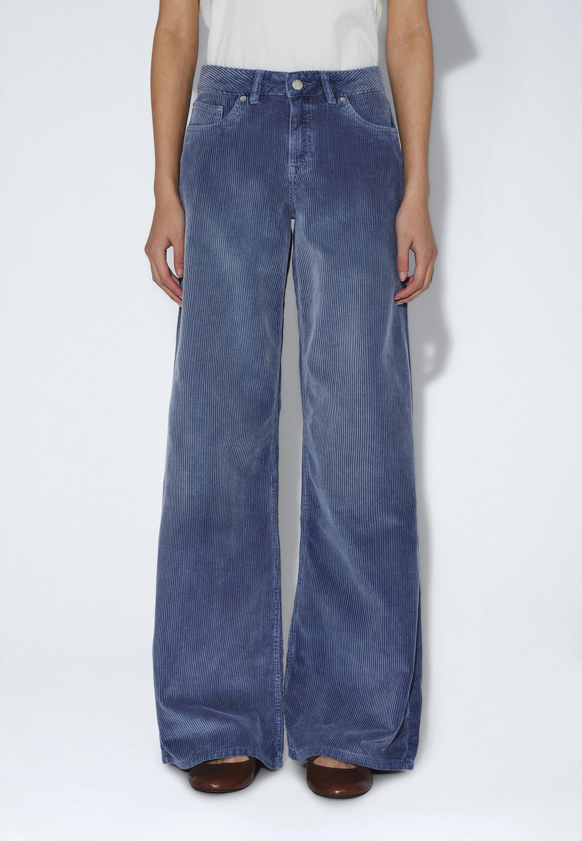 RHUE LOW WIDE - WASHED BLUE SHADE CORD
