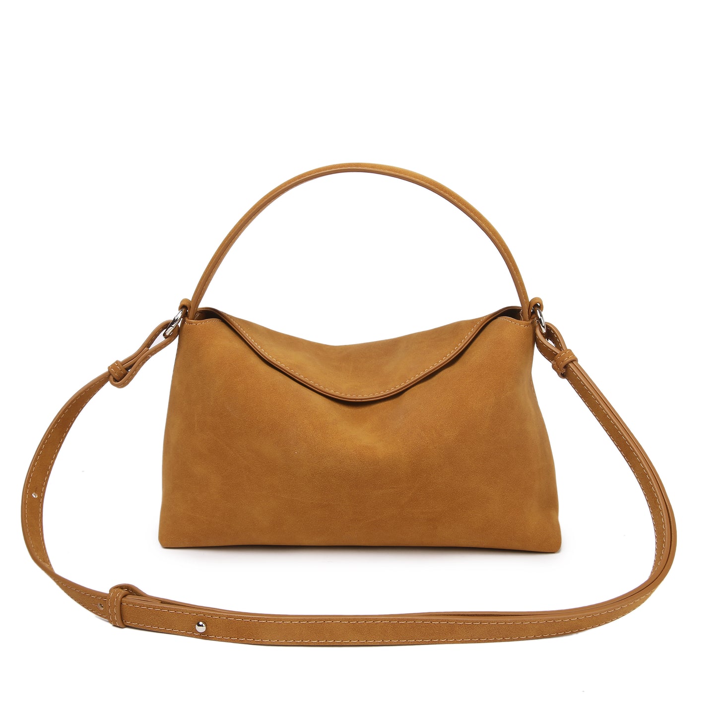 TASCHE NOTE BRUSH STRUCTURE COGNAC