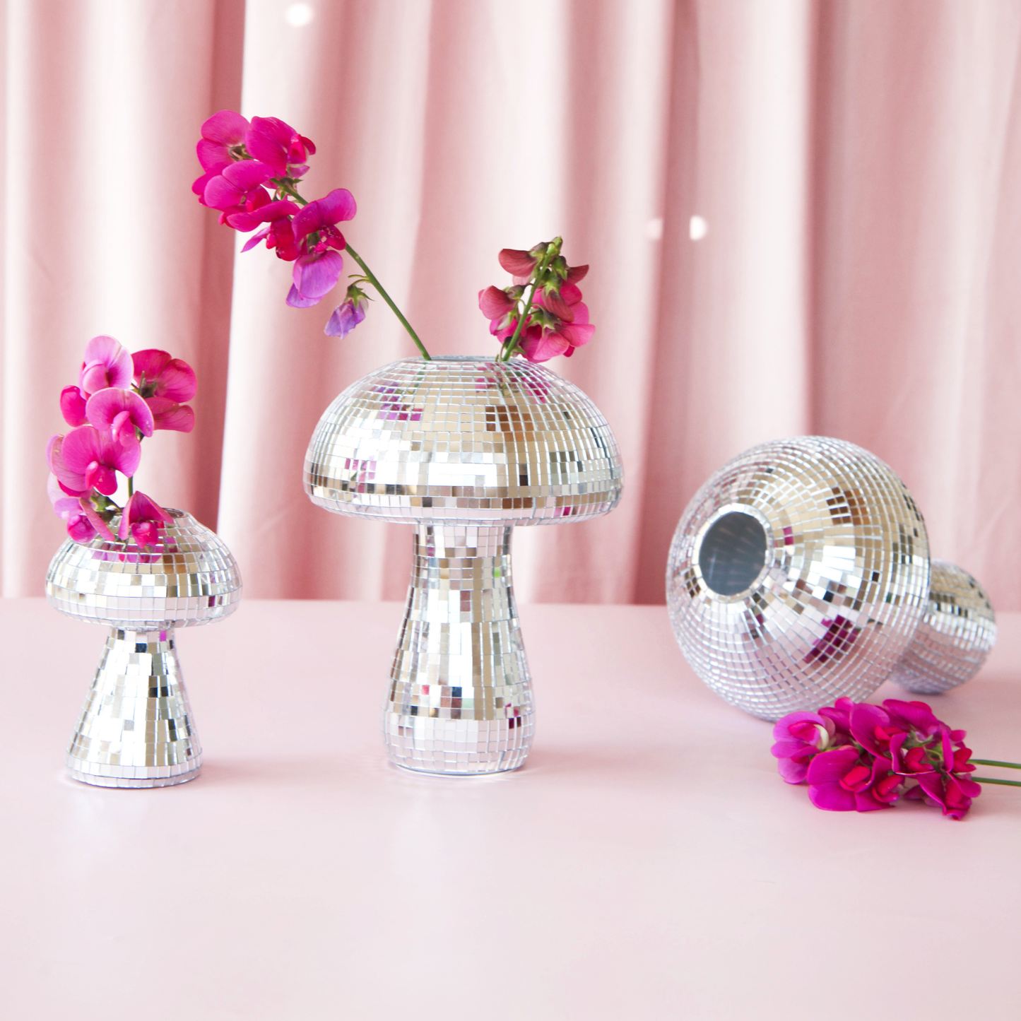DISCO VASE PILZ 12CM