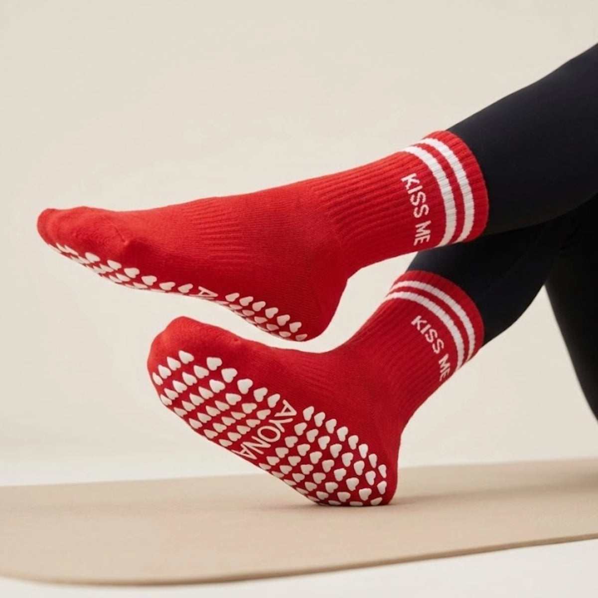 GRIP PILATES-SOCKEN – KISS ME