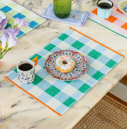 TISCHSET MERENGUE BLAU