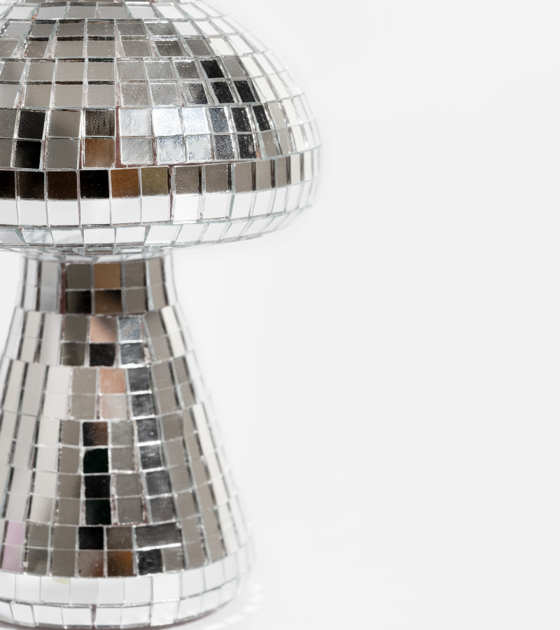 DISCO VASE PILZ 12CM