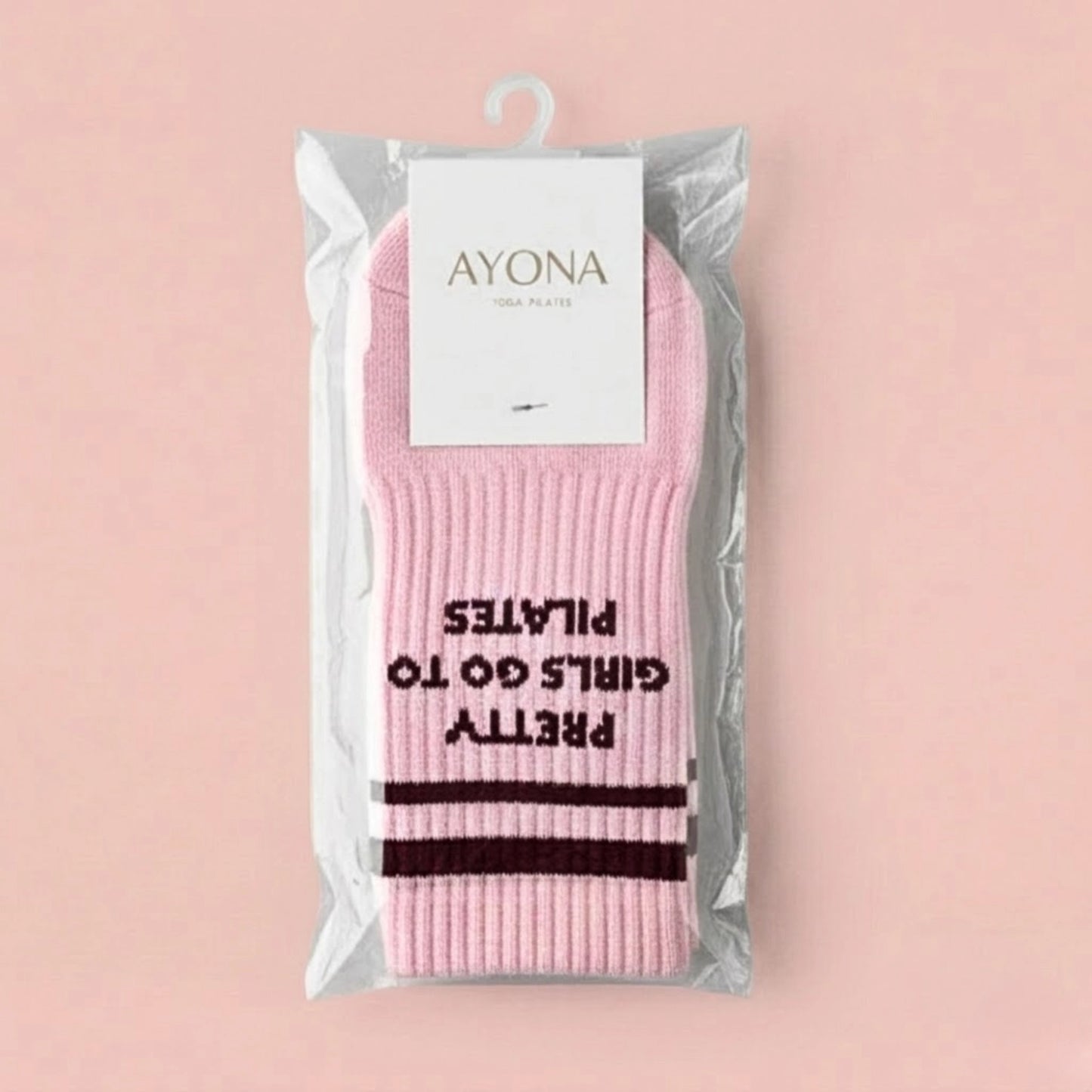 GRIP PILATES-SOCKEN – PINK