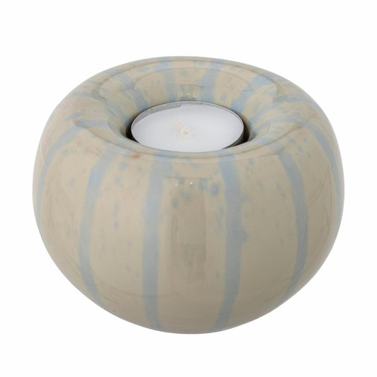 KERZENHALTER AGATE RUND STREIFEN