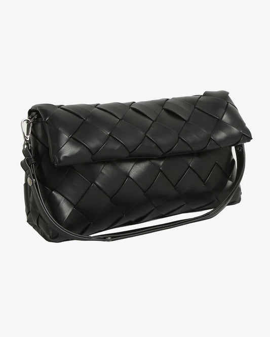 ARLENE BRAIDED SOFT STRUCTURE - BLACK