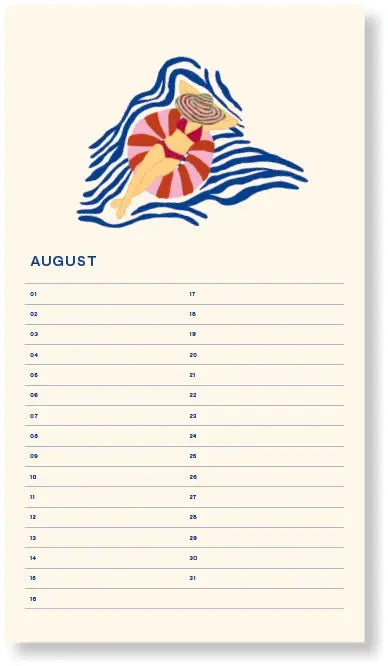 KALENDER BIRTHDAY BLUMEN