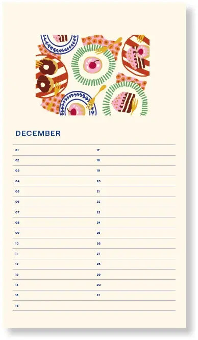 KALENDER BIRTHDAY BLUMEN