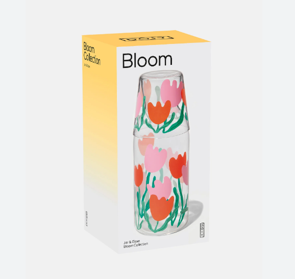 KARAFFE UND GLASS SET BLOOM