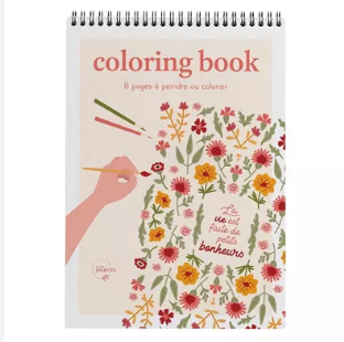 MALBUCH COLOURING BOOK A4