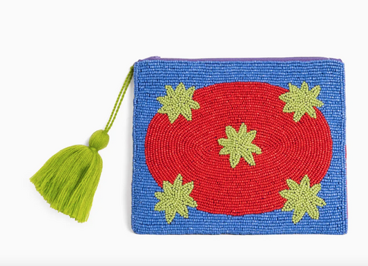 KOSMETIKTASCHE CLUTCH GALAXY BLAU