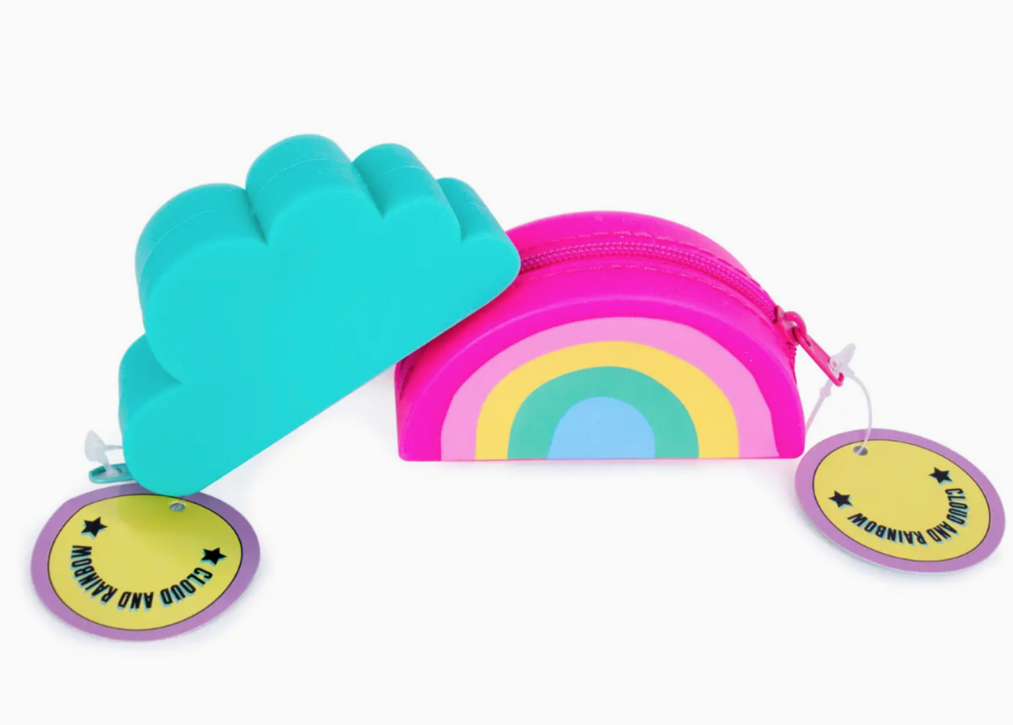 GELDBEUTEL WOLKE UND REGENBOGEN SILIKON