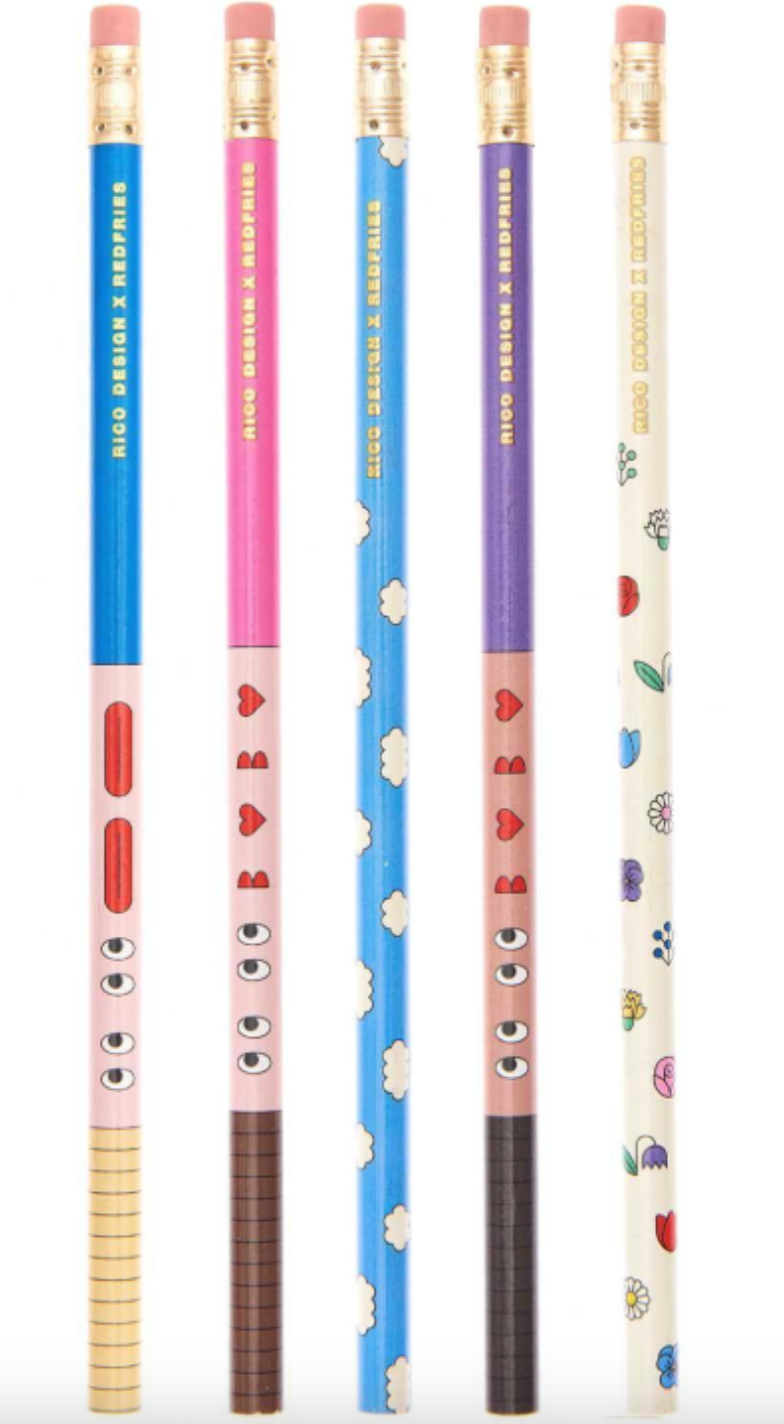 BLEISTIFT 5ER SET EYE CANDY