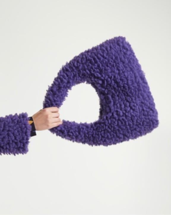 HANDTASCHE FLUFFY BLAU