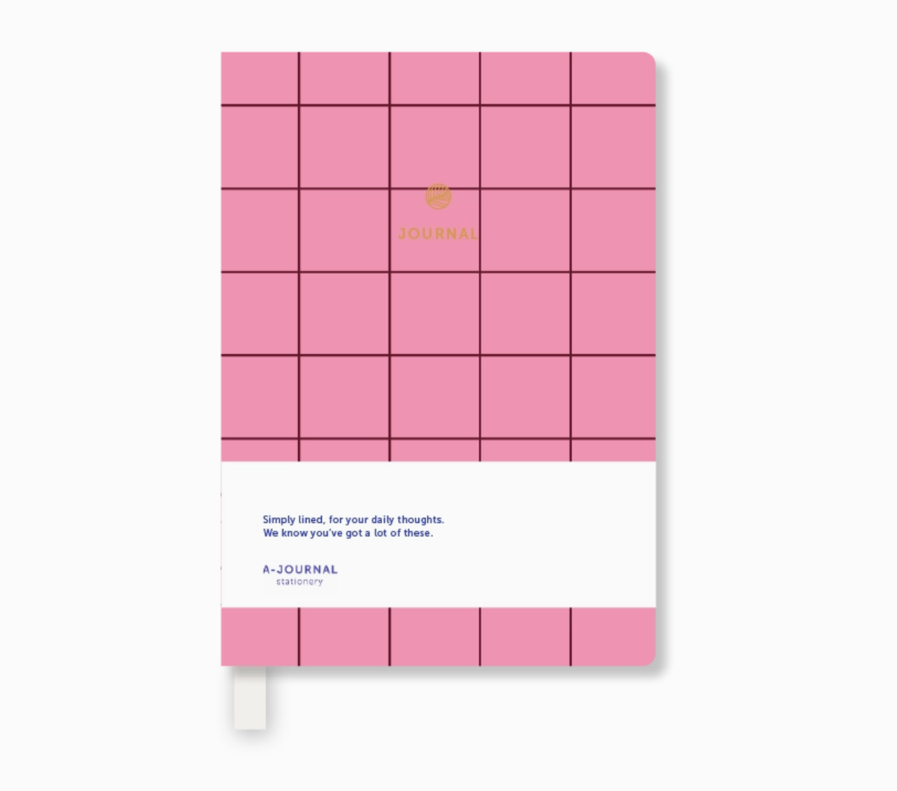 NOTIZBUCH JOURNAL ROSA KARIERT A7