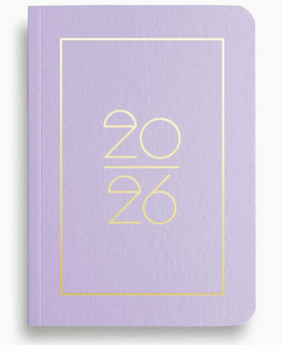 TASCHENKALENDER DIN A6 VIOLETT