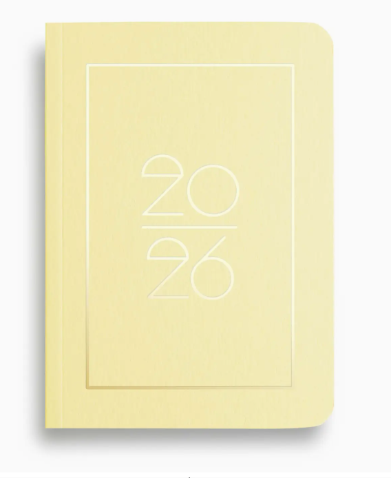 TASCHENKALENDER DIN A6 GELB
